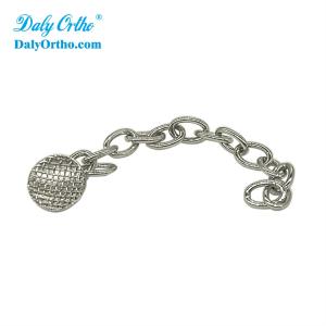 Orthodontic Lingual Button Eyelets with Chains Bondable for Dental